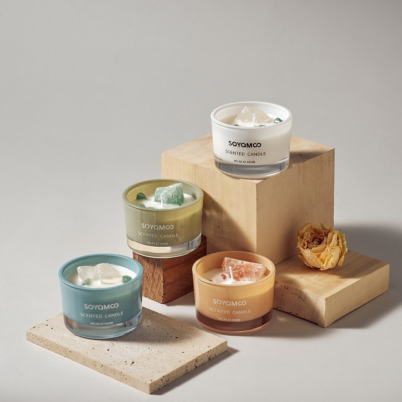 1PC Crystal Scented Candle Lon - đánh giá và giá Home Fragrance Non Toxic